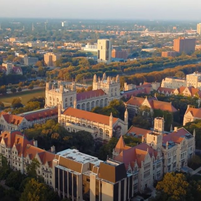 UChicago Campus from above