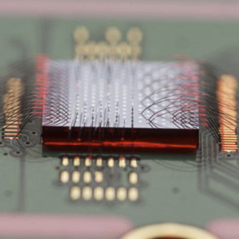 Image of a 3D computer chip